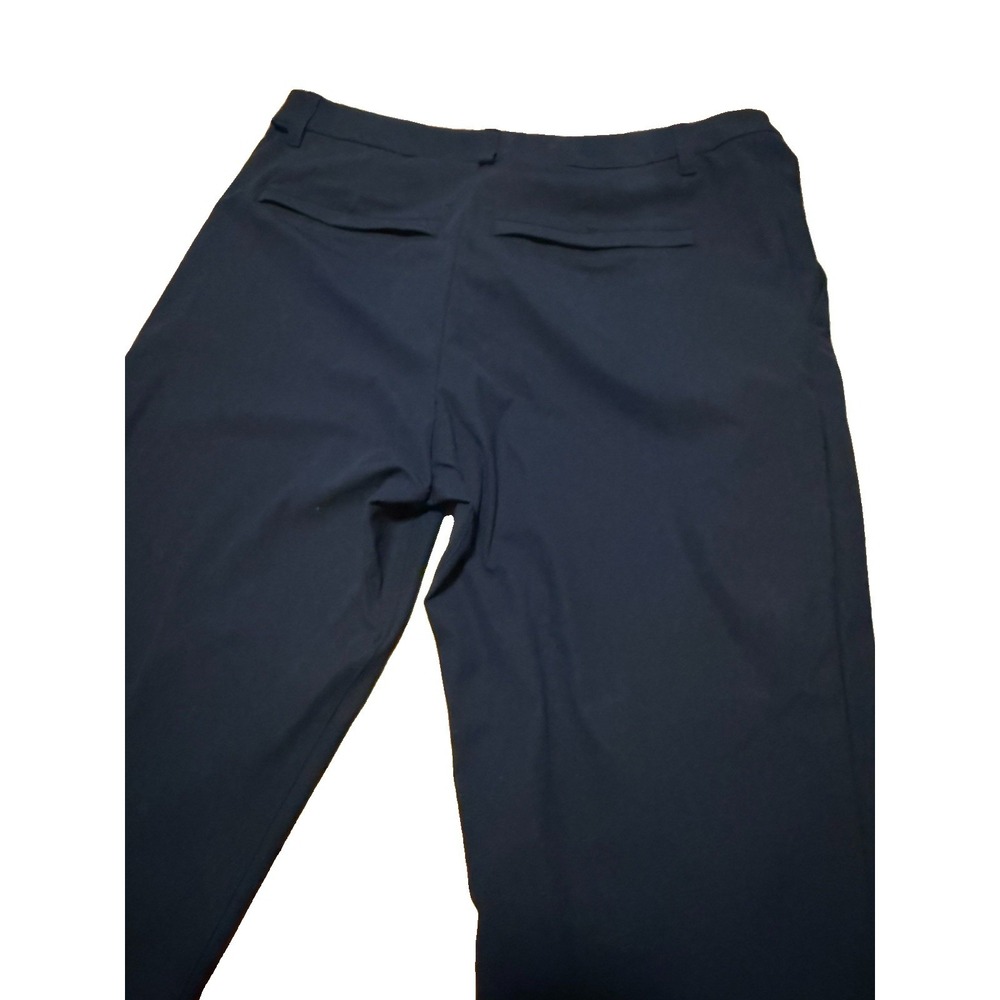 Lululemon ABC Pants Mens 36x28 Navy Chino Classic Fit Warpstreme Preppy Stretch - Picture 5 of 7